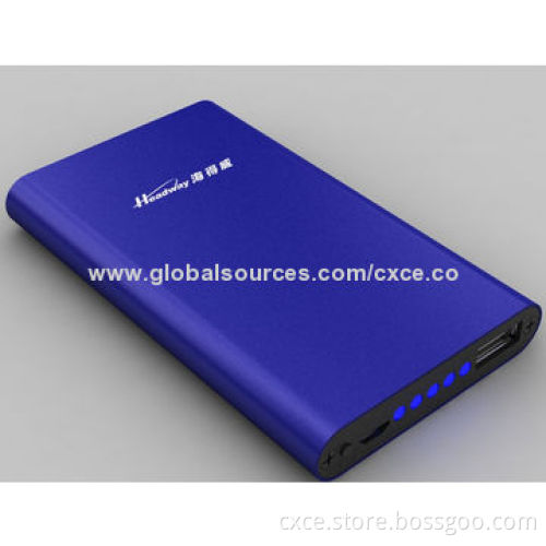 Portable Power Bank, 4,400mAh Li-polymer, Small Size, Metal Cover, PB26
